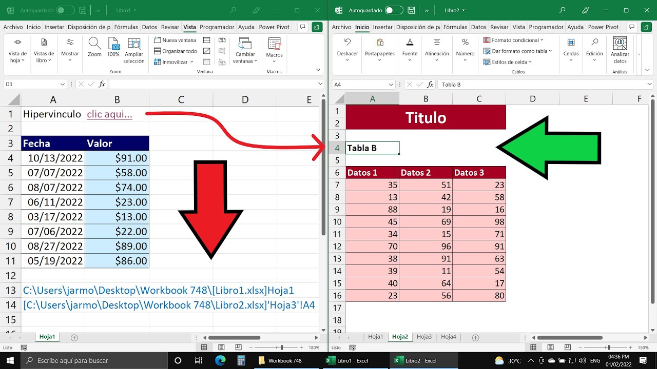 Cómo Crear Hipervínculos Dinámicos en Excel que no Fallen al Mover los Libros ¡Prueba Esto!