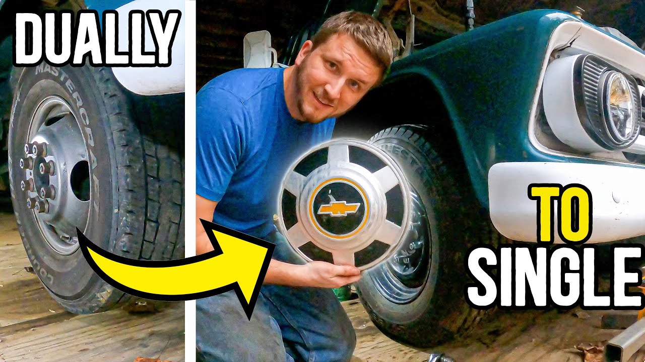 Which Looks BETTER? DUALLY TO SINGLE WHEEL Conversion: Frame Swapped C20