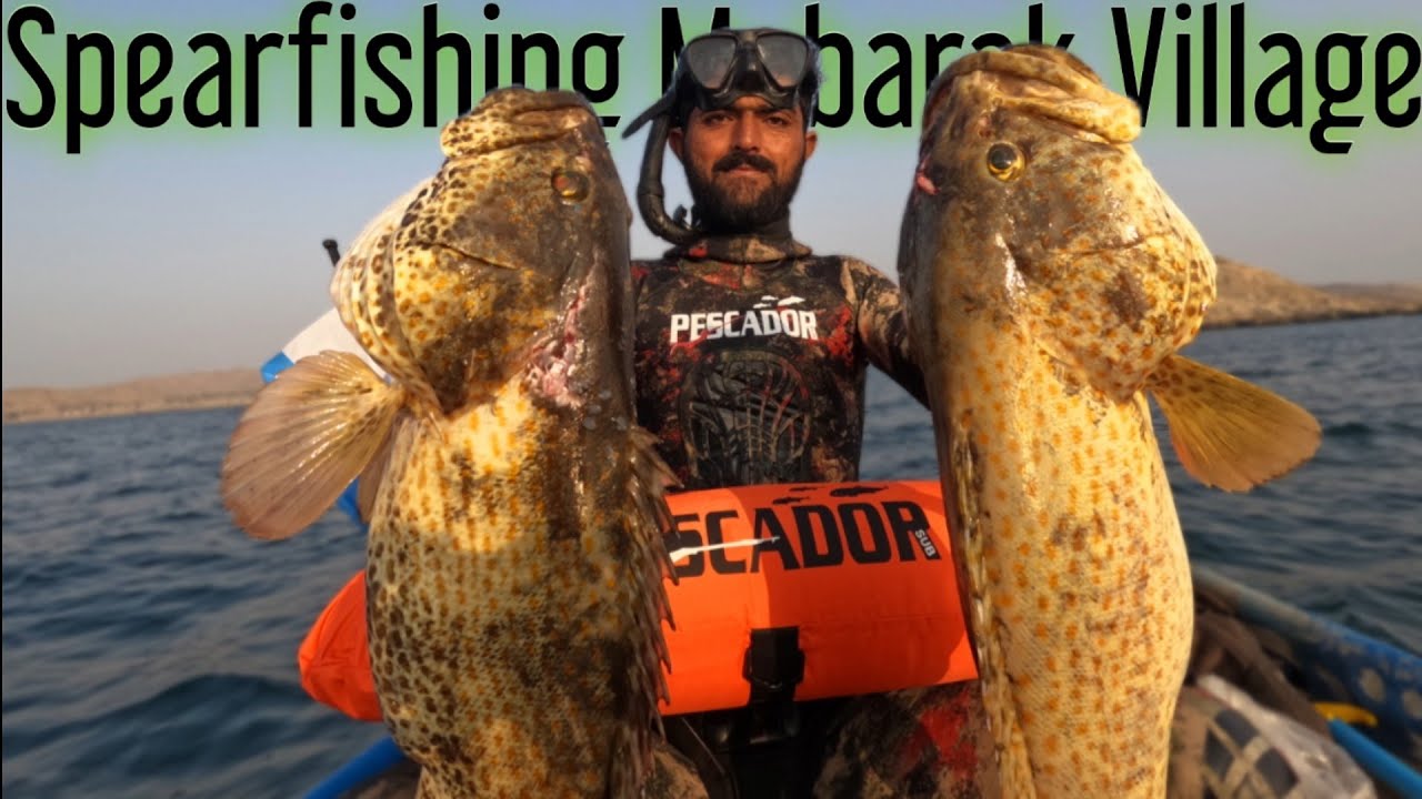 Rocks Diving at Mubarak Village Beach |Spearfishing Video |Groupers Diving |Karachi Fishing #diving.