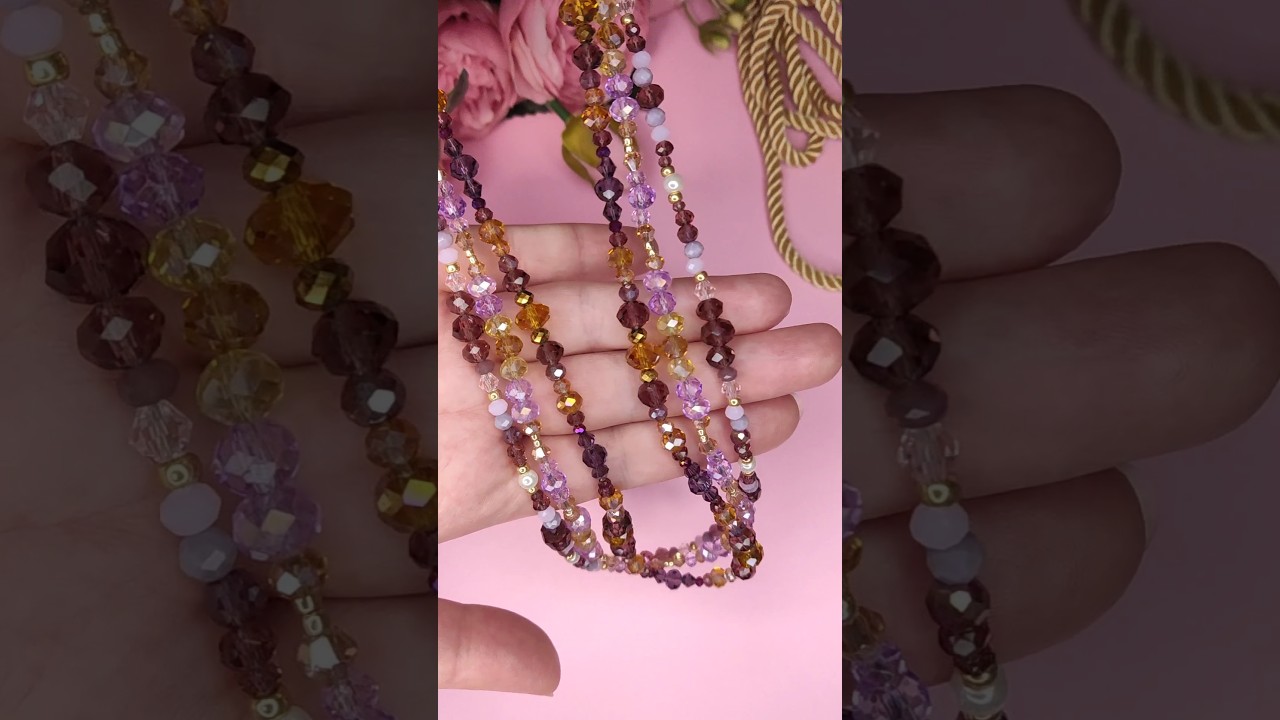 Весенний заказ на украшения #чокер #украшенияручнойработы #diy #бисер #украшения  #украшенияизбисера