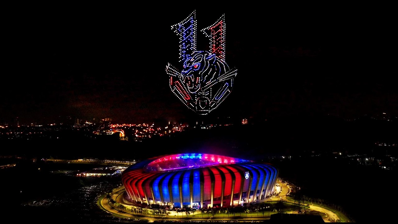 1,500 Drone Show for Johor Darul Ta&rsquo;zim F.C. in Malaysia