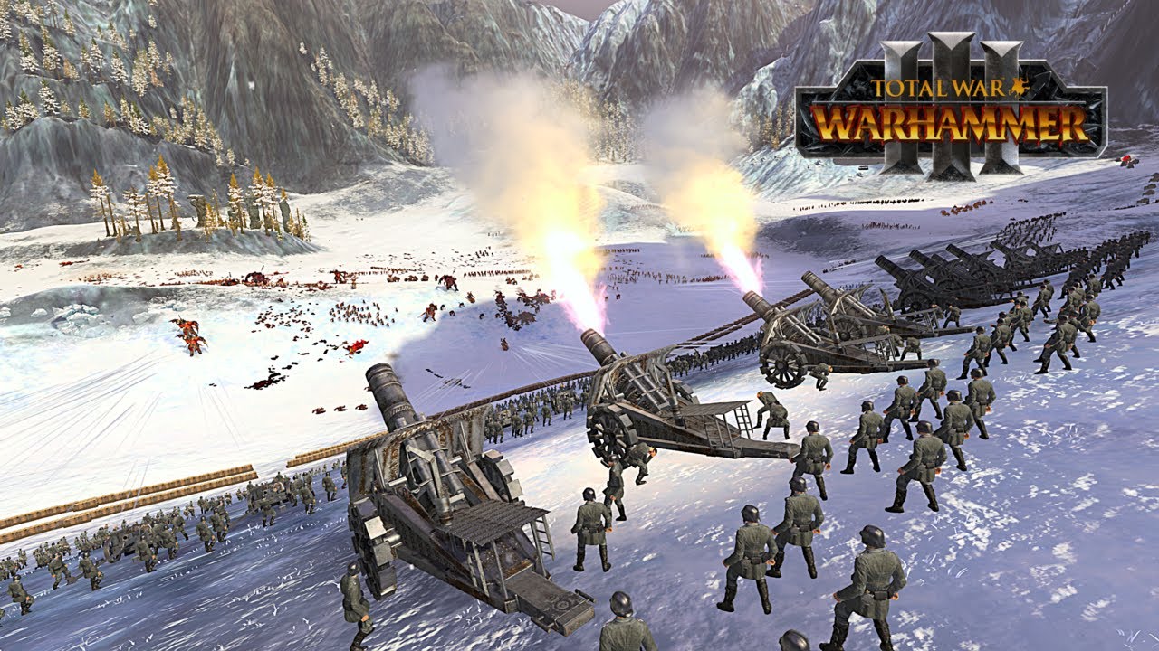 GERMAN IMPERIAL ARMY VS Khorne - TW Millennium Mod | Total War WARHAMMER3 | FIRESupport