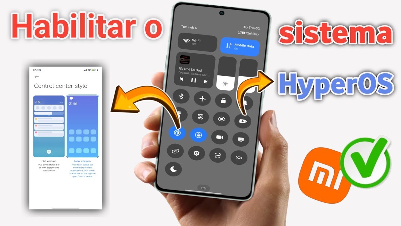 Redmi 14C: Ative a Central de Controle HyperOS || Obtenha o recurso HyperOS agora mesmo