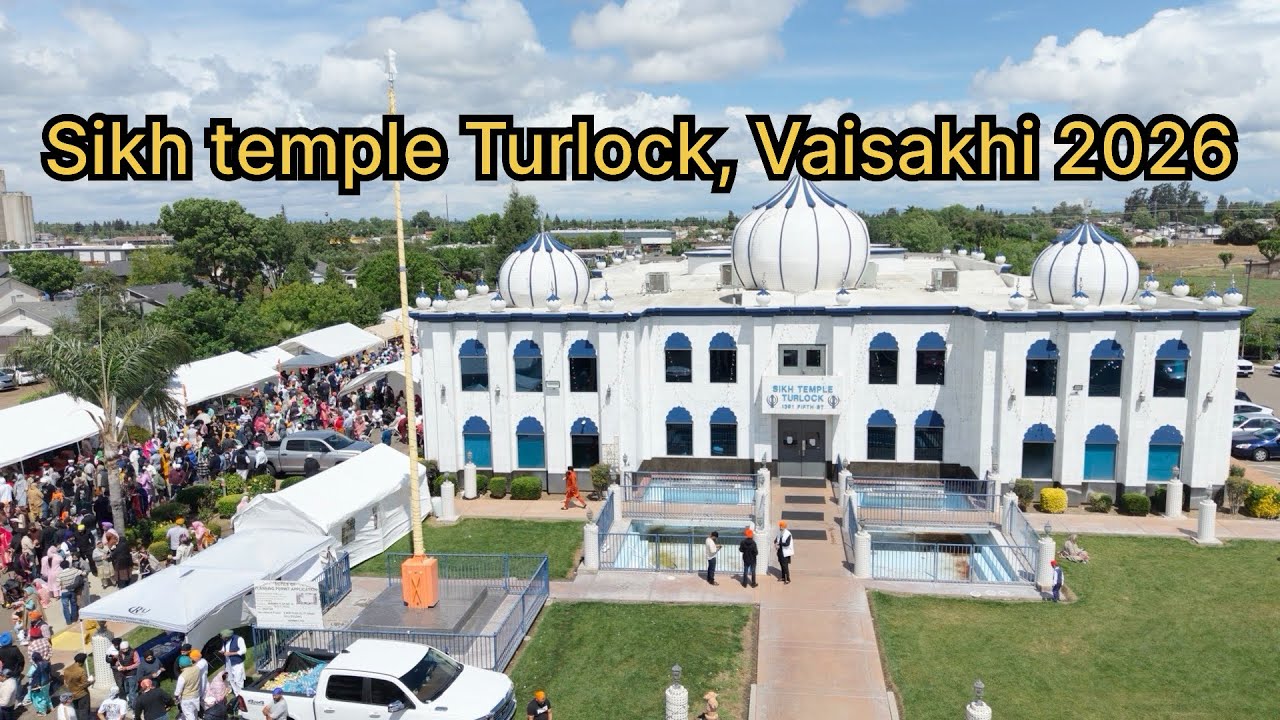 USA🇺🇸 Sikh temple, Turlock, CA | Vaisakhi 2026 #sikhfestival #sikhtemple #khalsa #vaisakhispecial 
