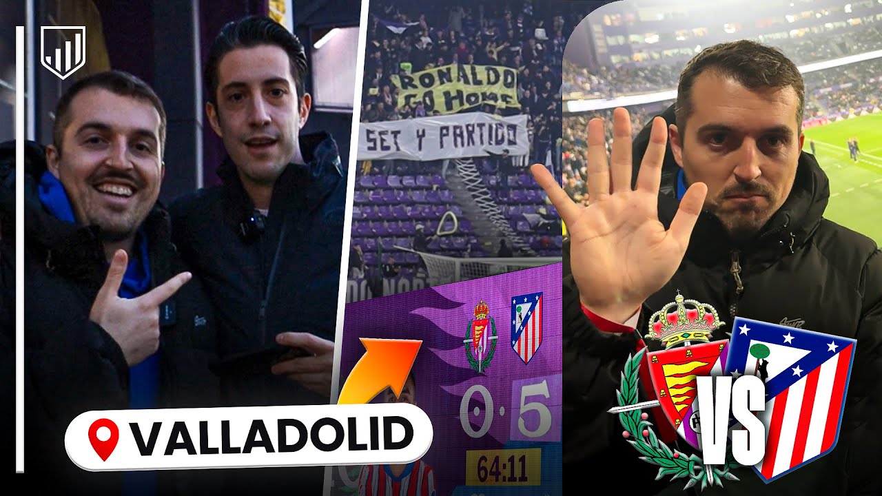 🔥¡ASÍ VIVIMOS EL SHOW DEL ASADITO MECÁNICO EN PUCELA! | ✈️ ON TOUR #8 VALLADOLID 0-5 ATLETI