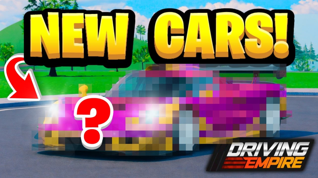 3 NEW Cars Leaked In Driving Empire!