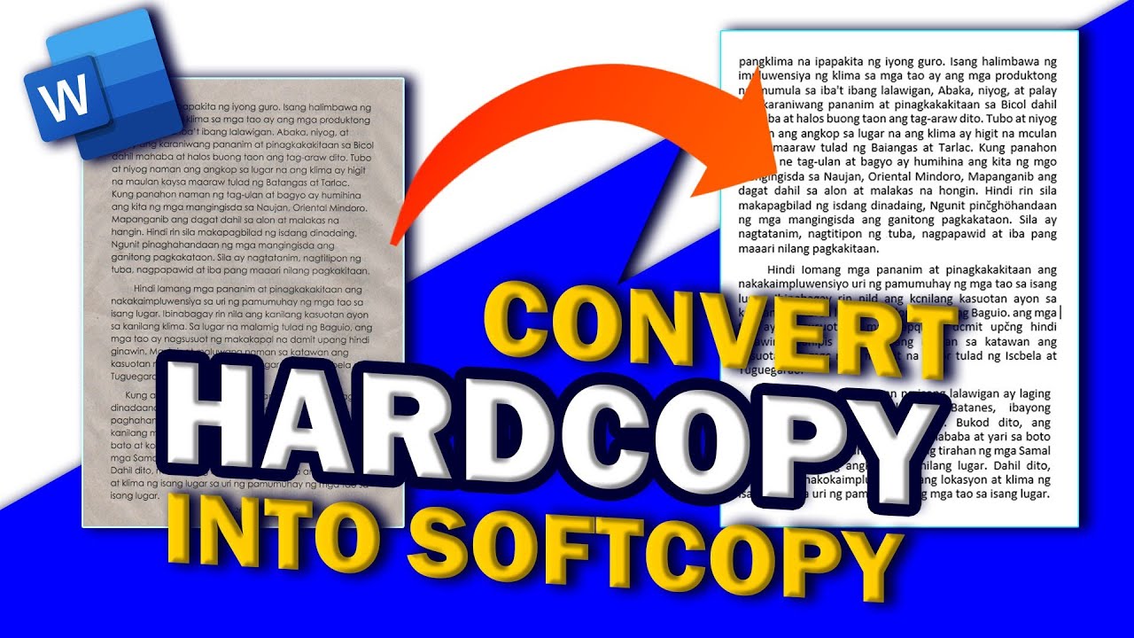 How to Convert Encoded Hardcopy into Editable Softcopy in easy way