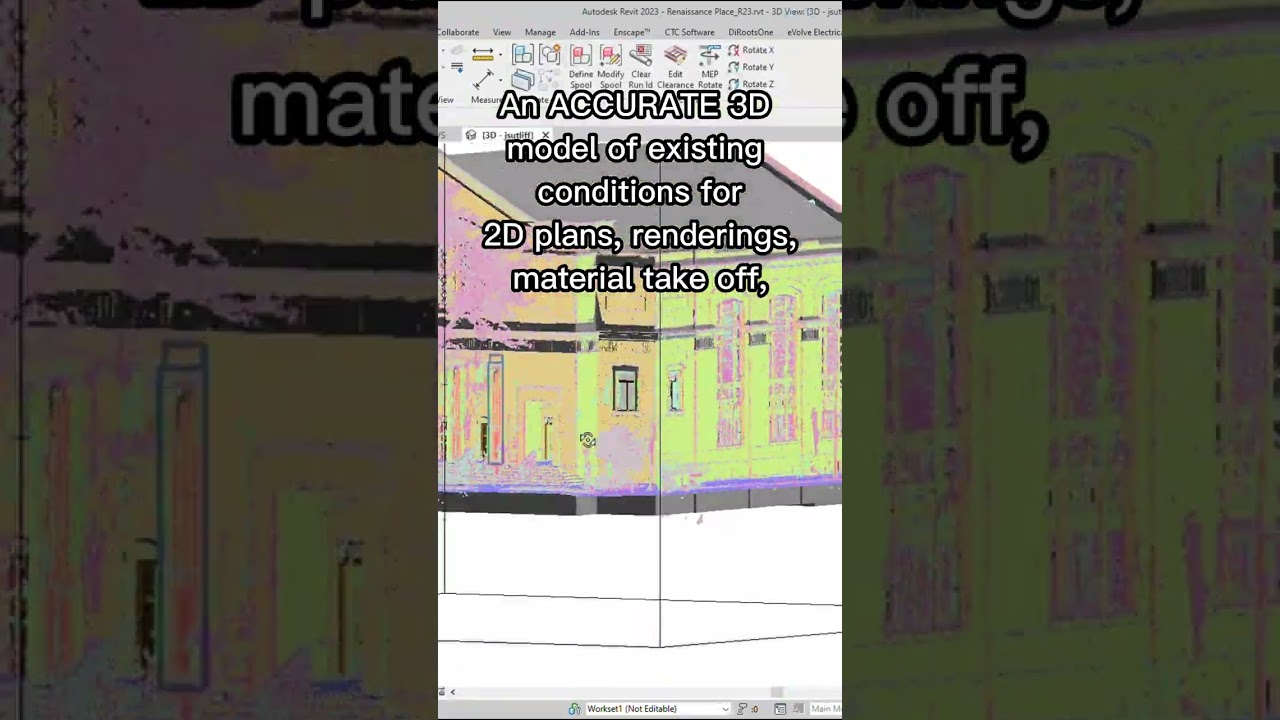 Point Cloud to Revit Model Saving clients money