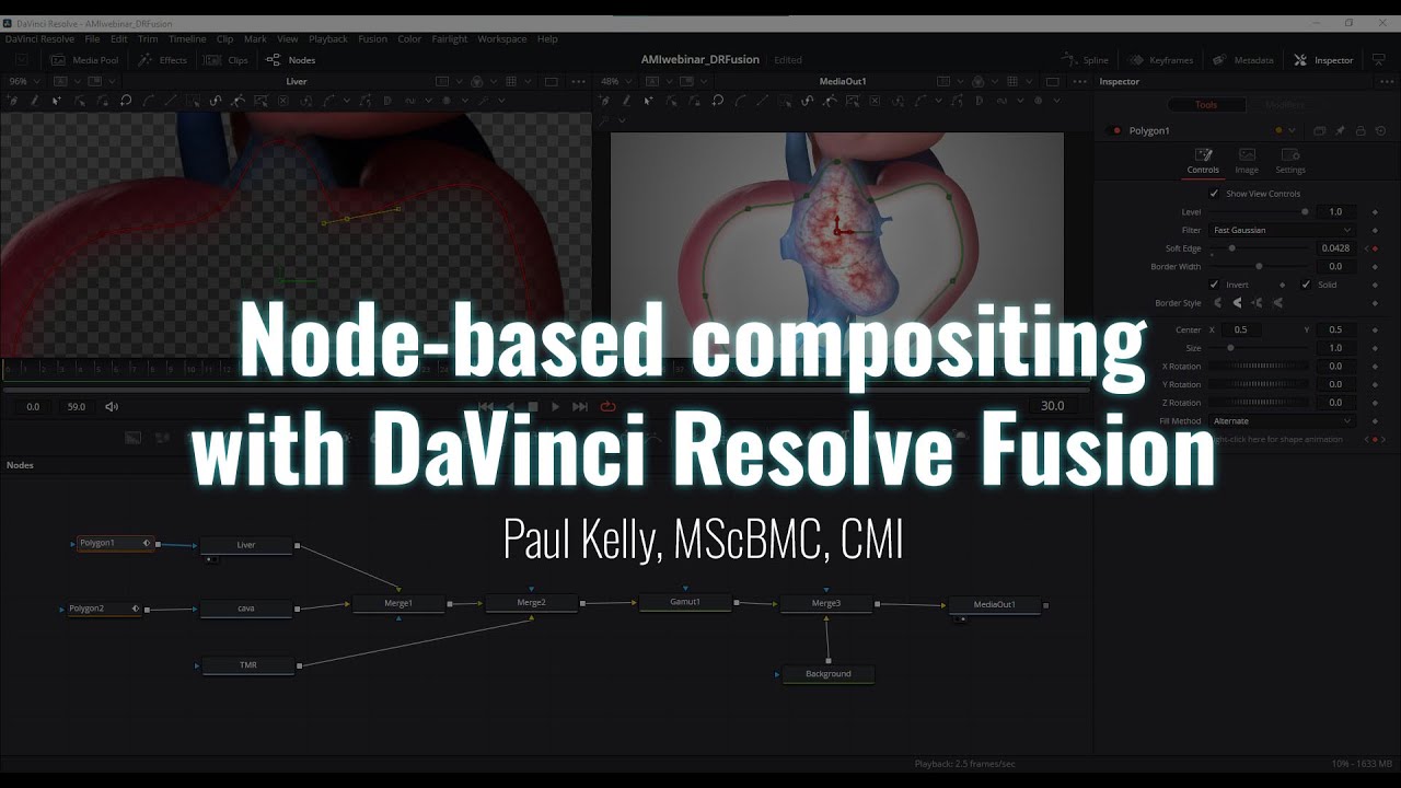 Node-based Compositing for Surgical Animation with DaVinci Resolve&rsquo;s Fusion | TVASurg