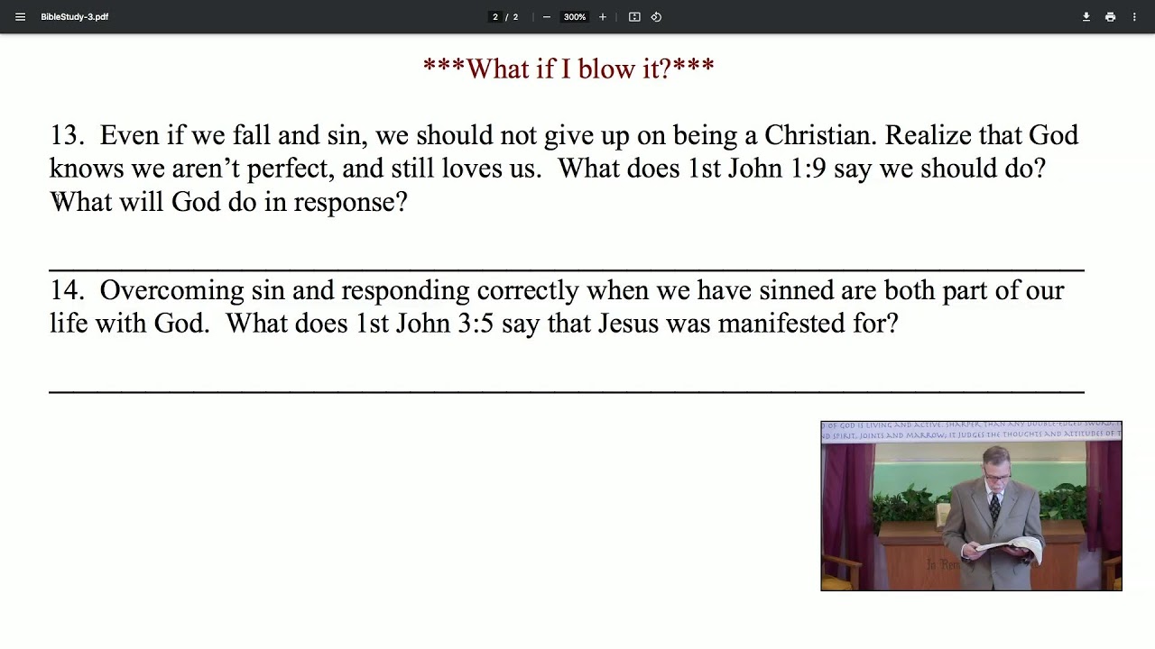 Trials and Temptations: Bible Study #3