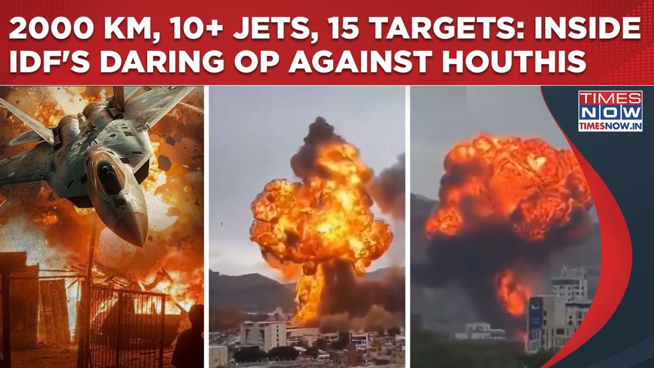IDF's 10+ Jets Flew Over 2K KM, Dropped 30 Bombs On 15 Houthi Targets- Inside Israel's Yemen Op