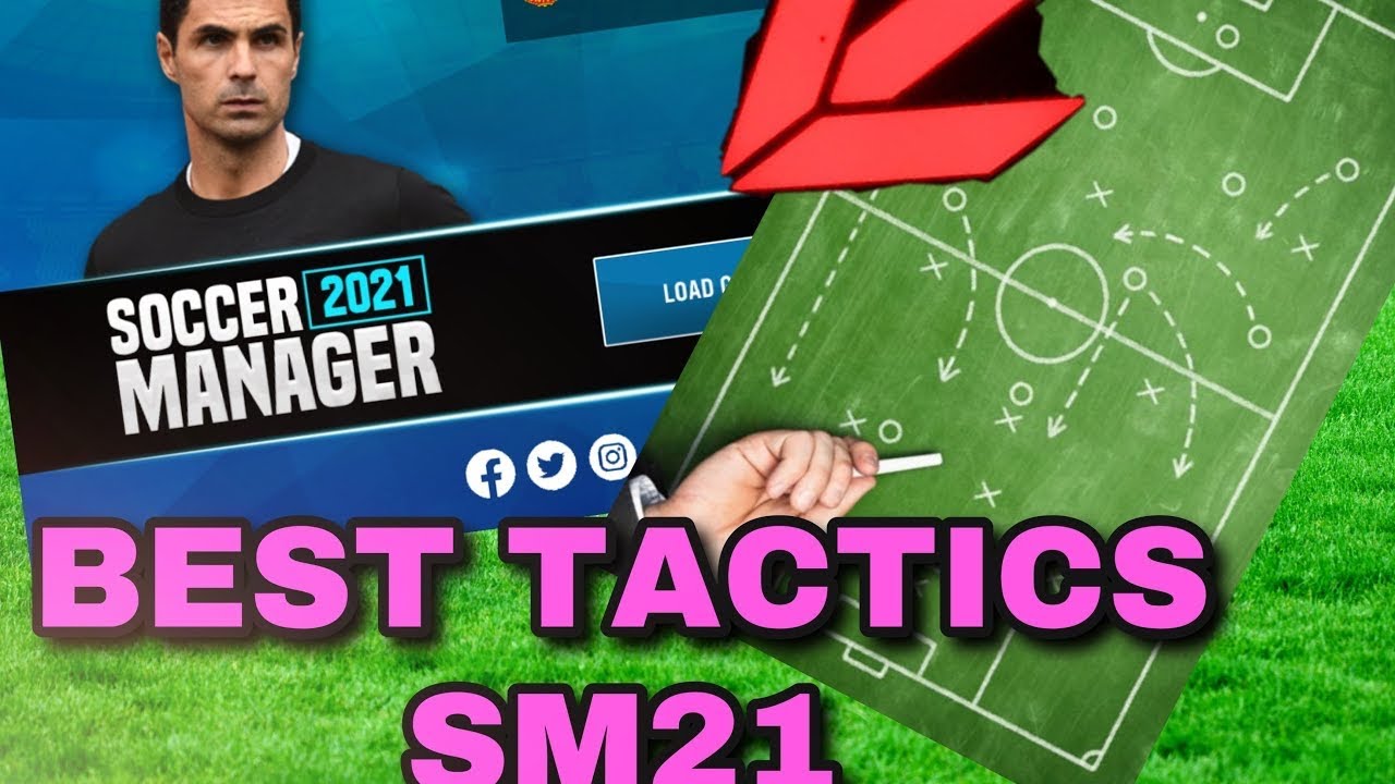 BEST TACTICS AND FORMATION TO USE ON SM21! AMAZING RESULTS!!! Soccer Manager 21 4-2-2-2 Tactics