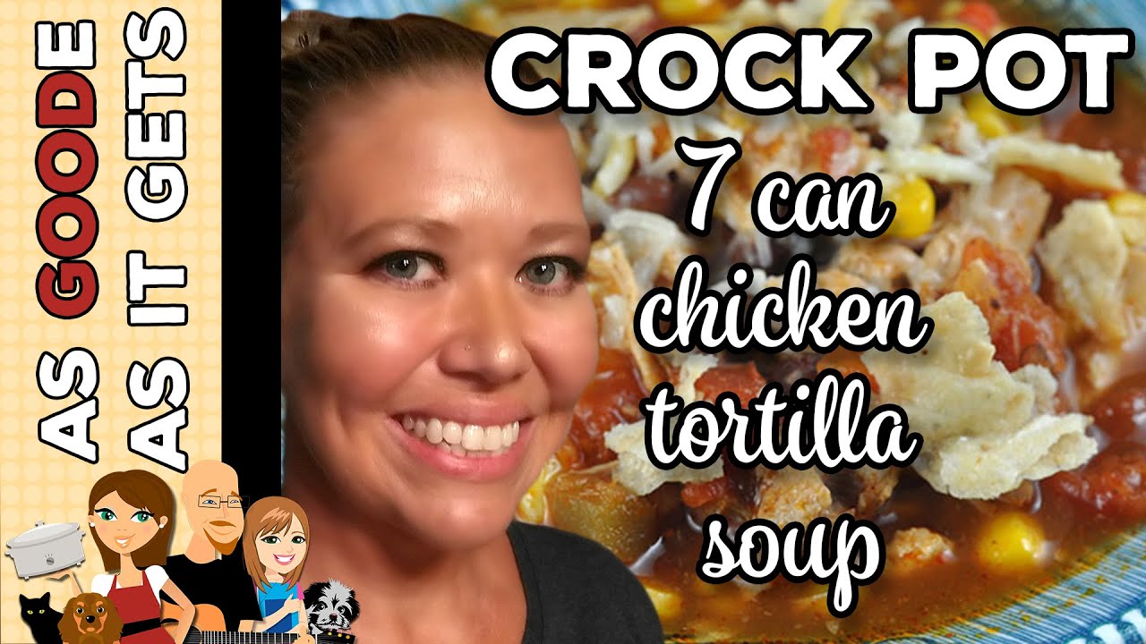 7 Can Crock Pot Chicken Tortilla Soup