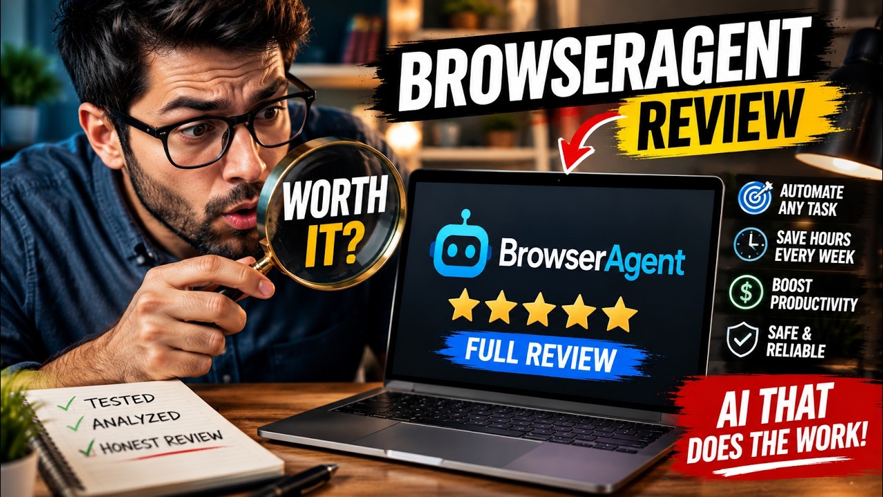 BrowserAgent Review | The AI Tool That Could Save You Hours Every Week!