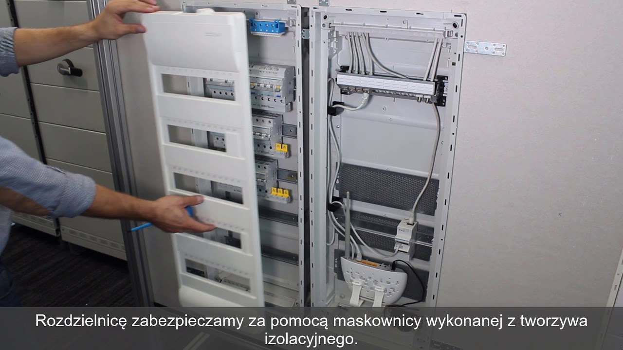 Hager volta - rozdzielnica zasilająca i teletechniczna