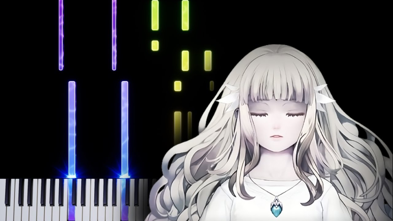 Ender Lilies Main theme piano tutorial