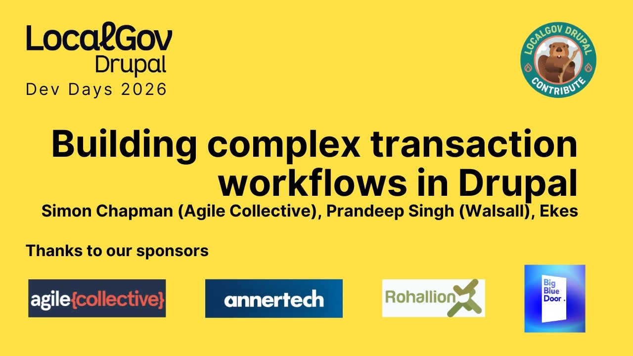 Building complex transaction workflows in Drupal