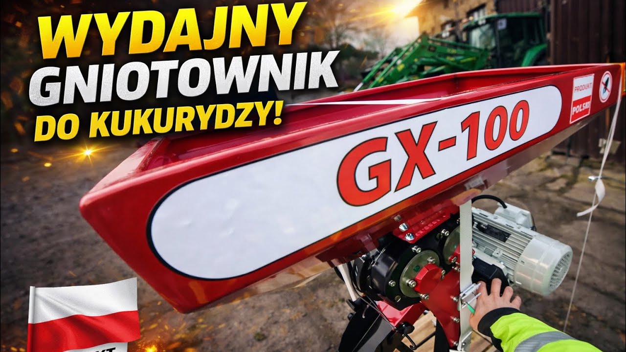 GX-100 w akcji! Wydajny gniotownik do kukurydzy – test i opinia