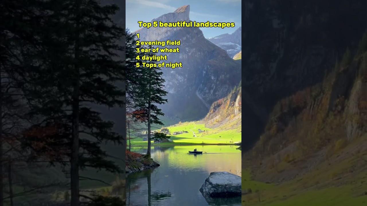 Top 5 4K 60fps Landscapes That Feel Like a Dream 🌍✨