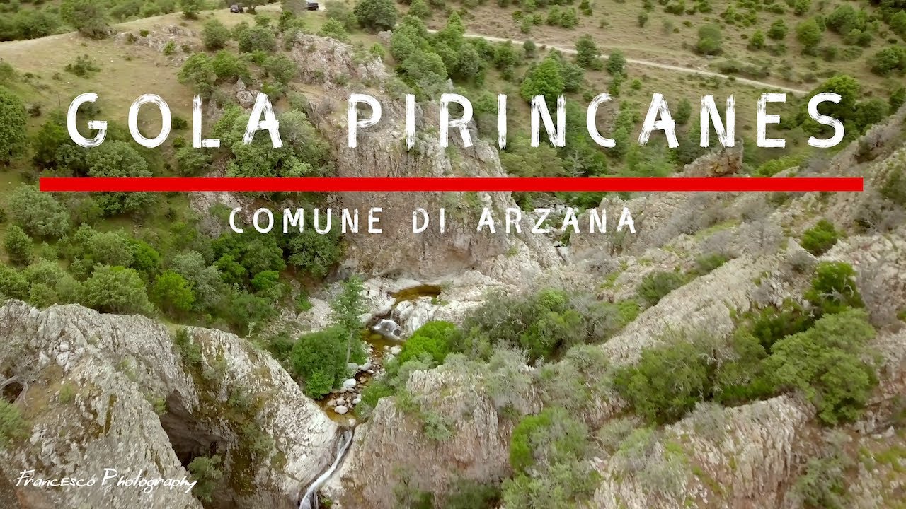 Sardegna Gola Pirincanes Cascate Rio e Forru Arzana 4k drone