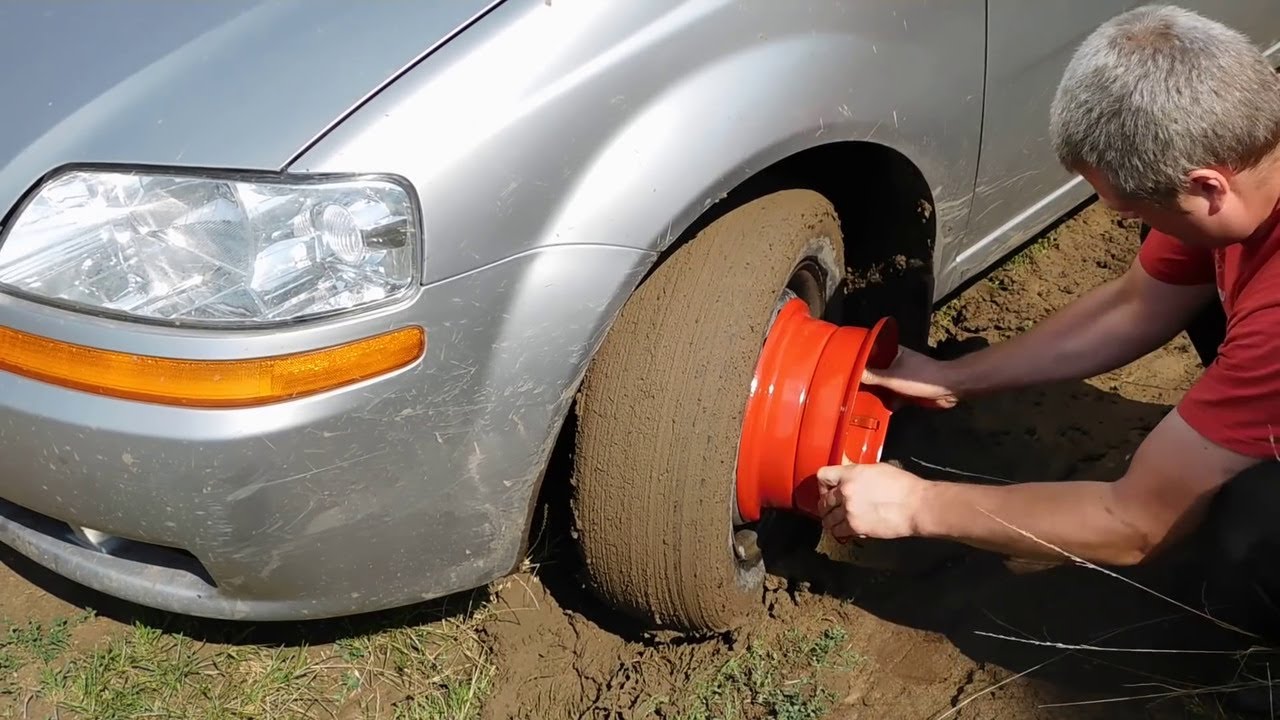 DIY Bush winch from a car disk