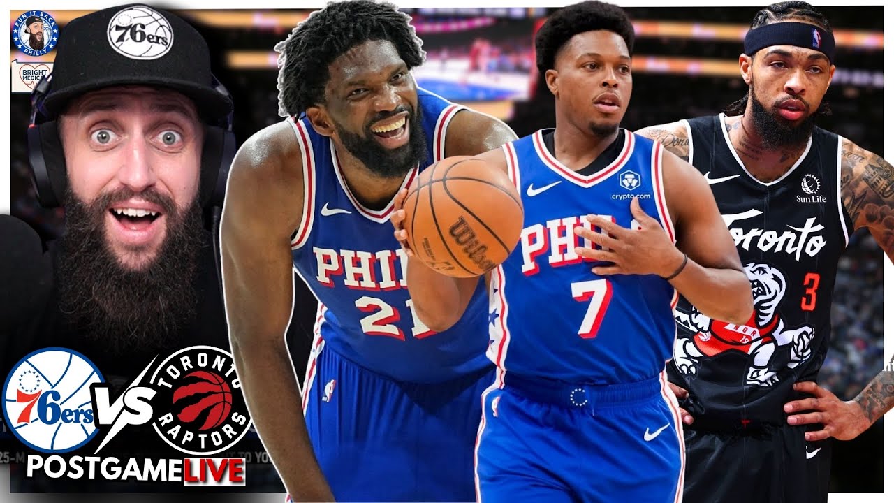 Sixers COOKED the Raptors so bad Kyle Lowry got TRIBUTE minutes 💀