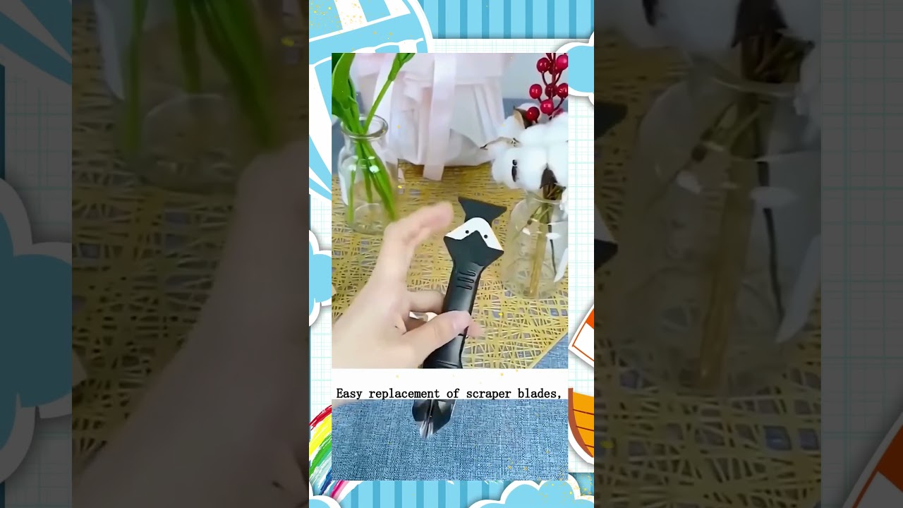 Product Link in Comments！ Metal multifunctional scraper scraping glue, shoveling glue, seam, cleanin