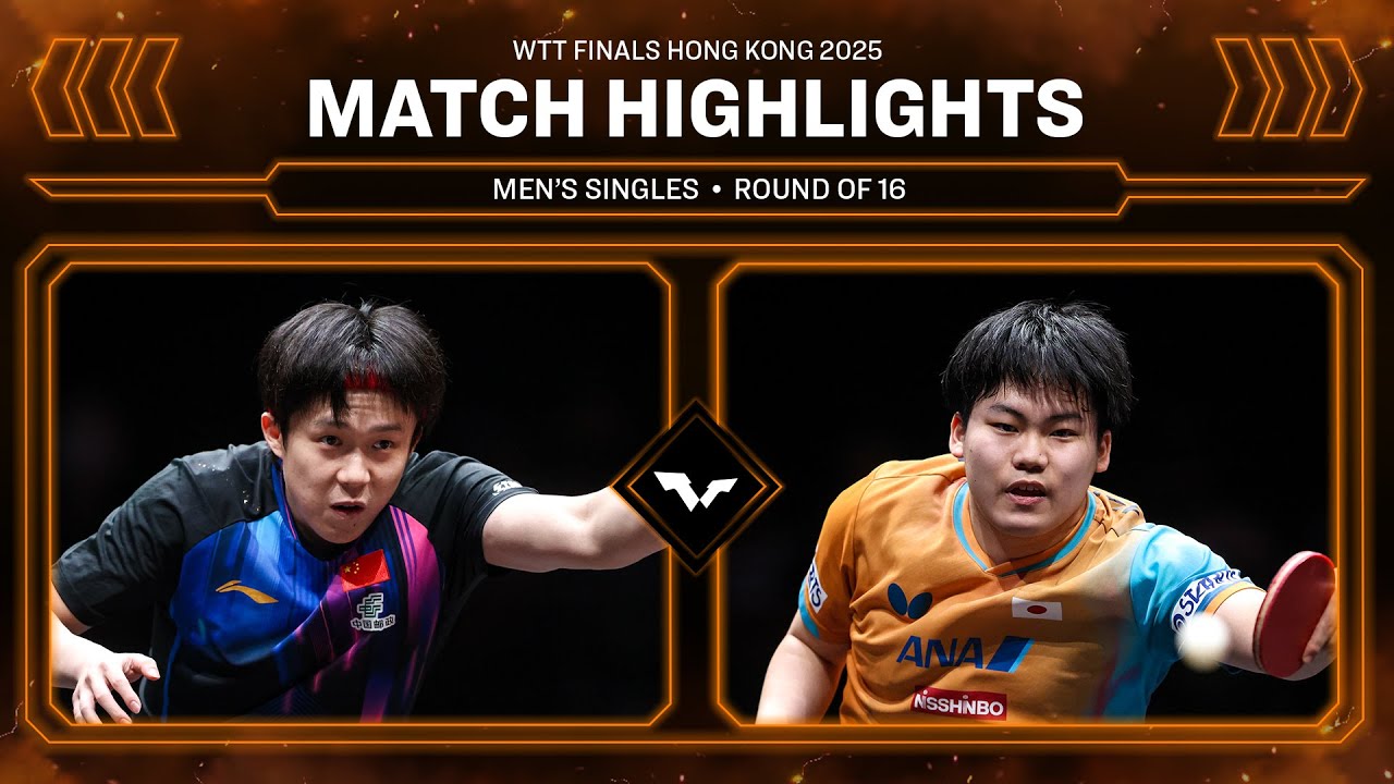 Wang Chuqin vs Sora Matsushima | MS R16 | #WTTHongKong 2025