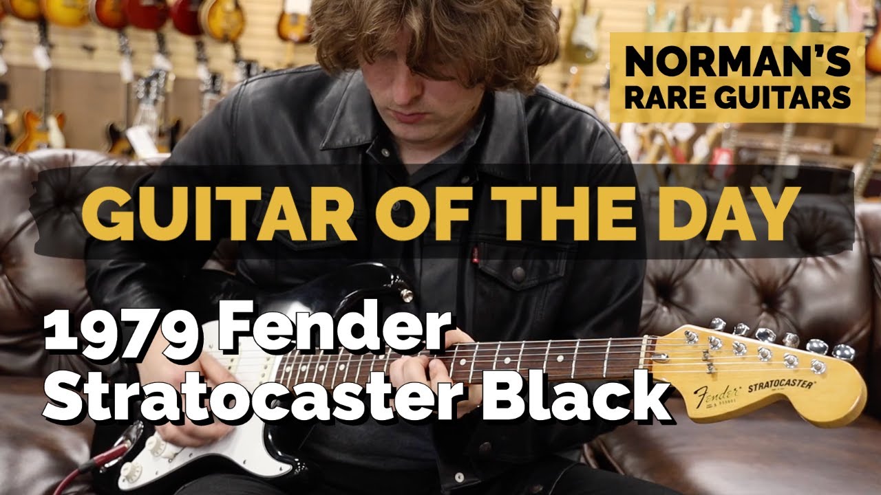 Guitar of the Day: 1979 Fender Stratocaster Black | Norman's Rare Guitars