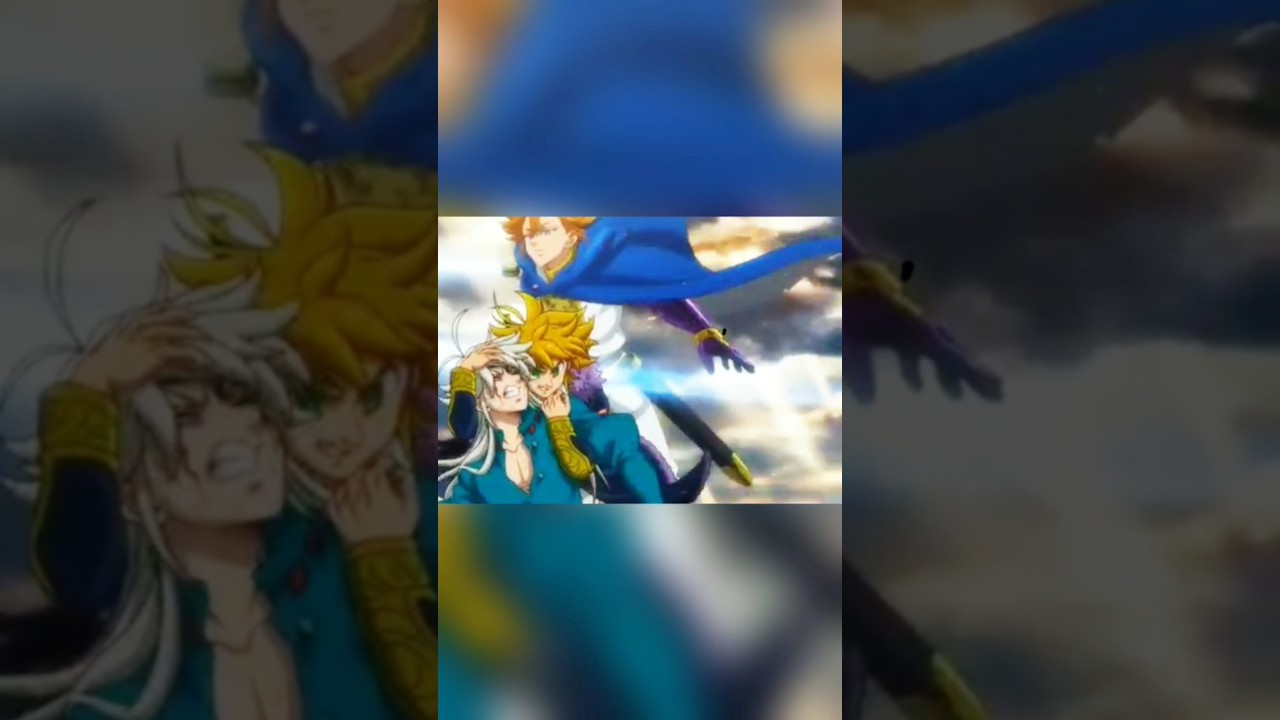 Meliodas vs El rey del Caos Arturo #anime #escanor #nanatsunotaizai #meliodas #short #shorts