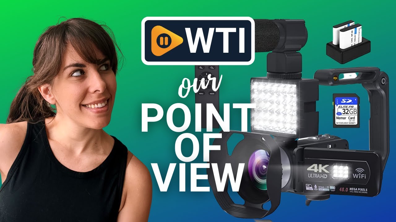 VETEK Camcorder 4K Video Camera | Our Point Of View