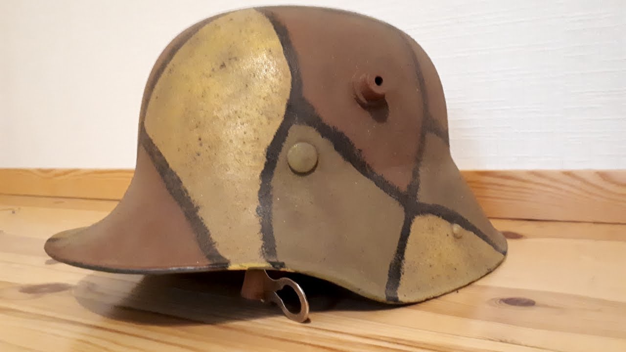 How to camouflage your world war 1 Stahlhelm