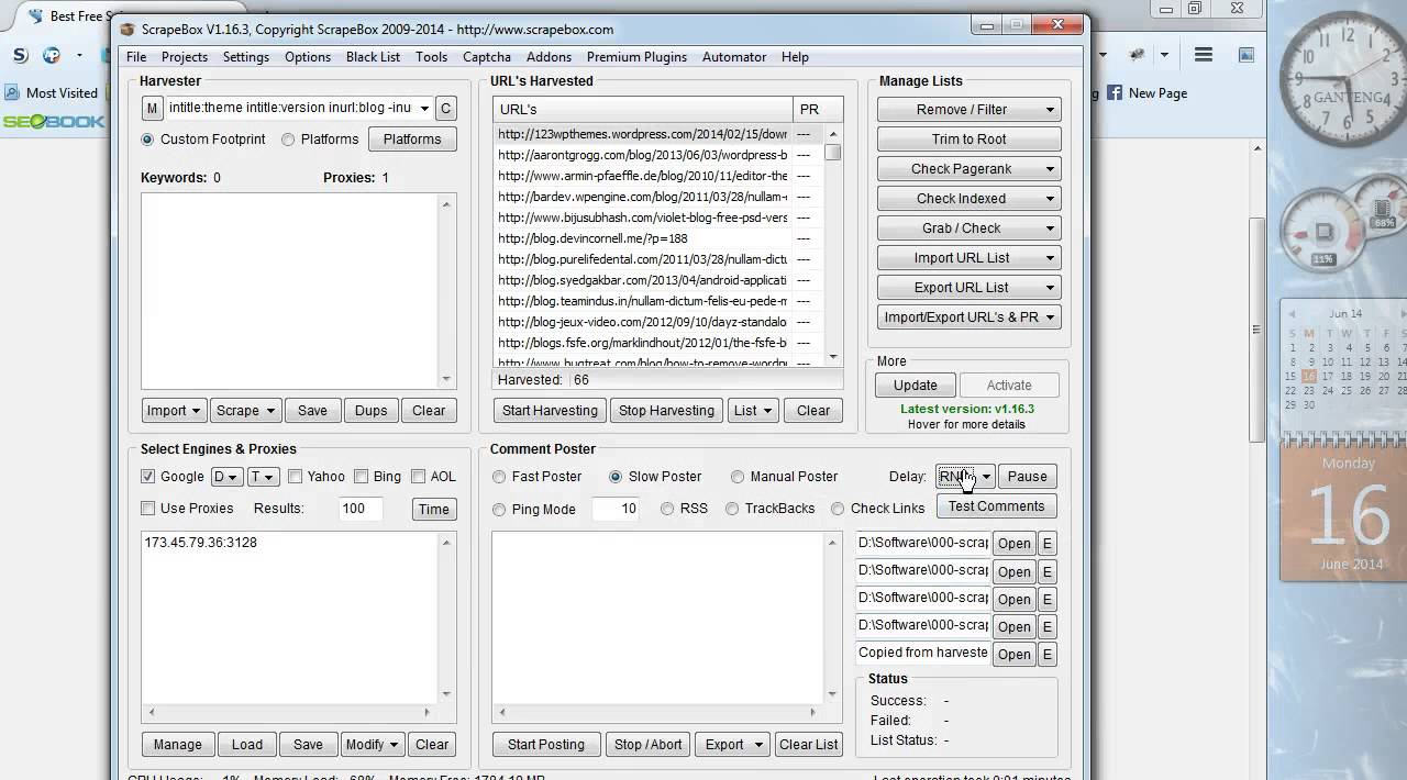 Tutorial Scrapebox #10: Melakukan Komentar Massal dengan Scrapebox Comment Poster