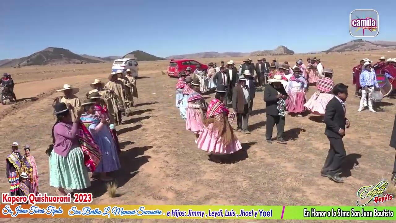 kapero Quishuarani en honor a San Juan Bautista 2023 Gracias al Sr.  Jaime Torres Sra Bertha.