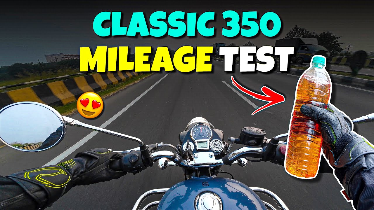 New Classic 350 😍 1 Litre Mileage test | Shocking results😱