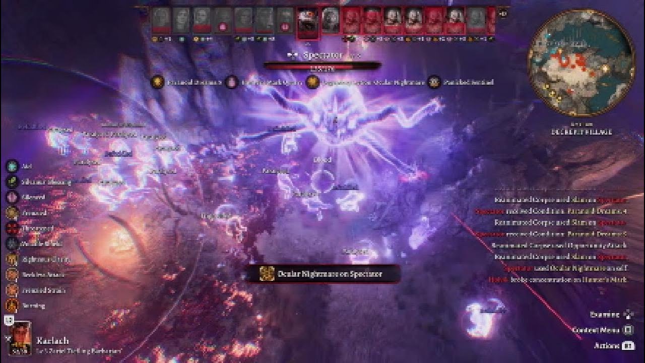 Baldur's Gate 3 honour mode 20+ Dwergars VS Spectator