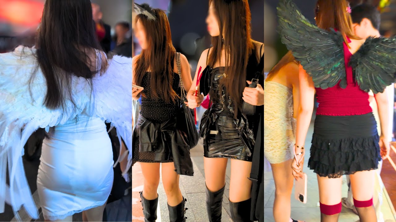 4K China City Walk | Halloween Eve from day to night, Guangzhou, Guangdong Province.