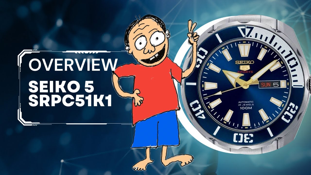 SEIKO 5 SRPC51K1 Walk Through #srpc51