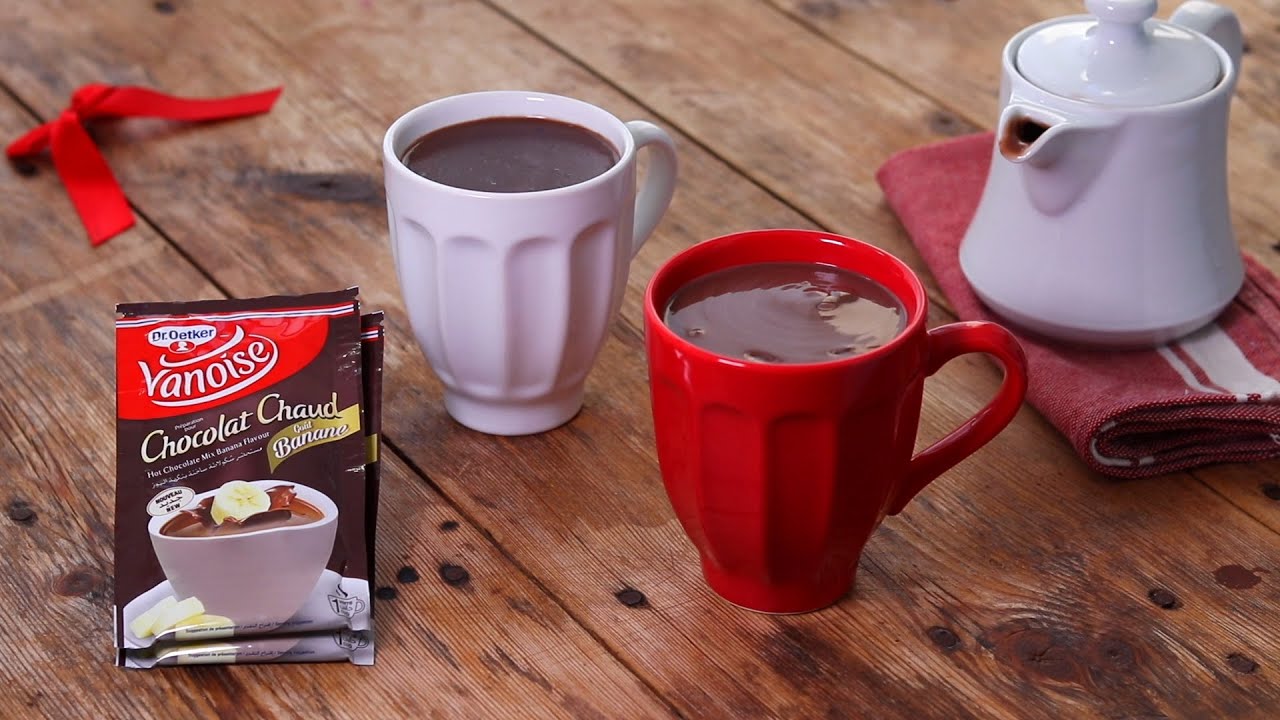 Recette Chocolat Chaud Banane - Dr. Oetker Vanoise