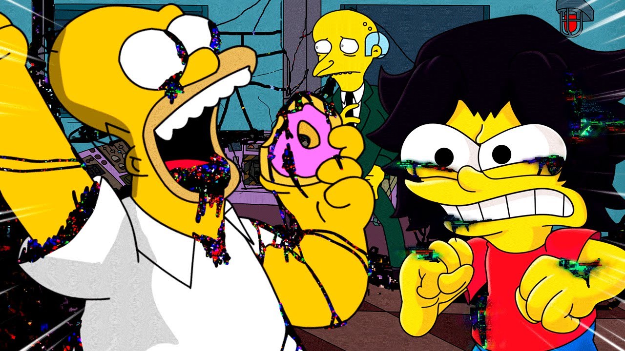 El GLITCH se HA APODERADO DE LOS SIMPSONS en FRIDAY NIGHT FUNKIN'