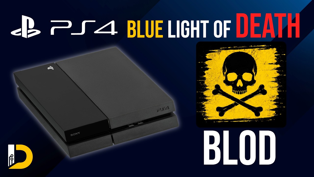PS4 LUMIERE BLEUE QUI CLIGNOTE BLOD BLUE LIGHT OF DEATH LUMIÈRE BLEUE DE LA MORT
