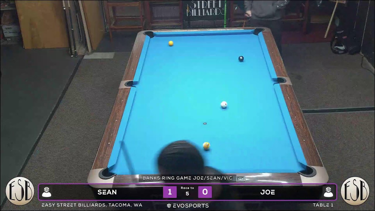 SEAN vs JOE - EASY STREET BILLIARDS - TABLE 1 | EvoSports