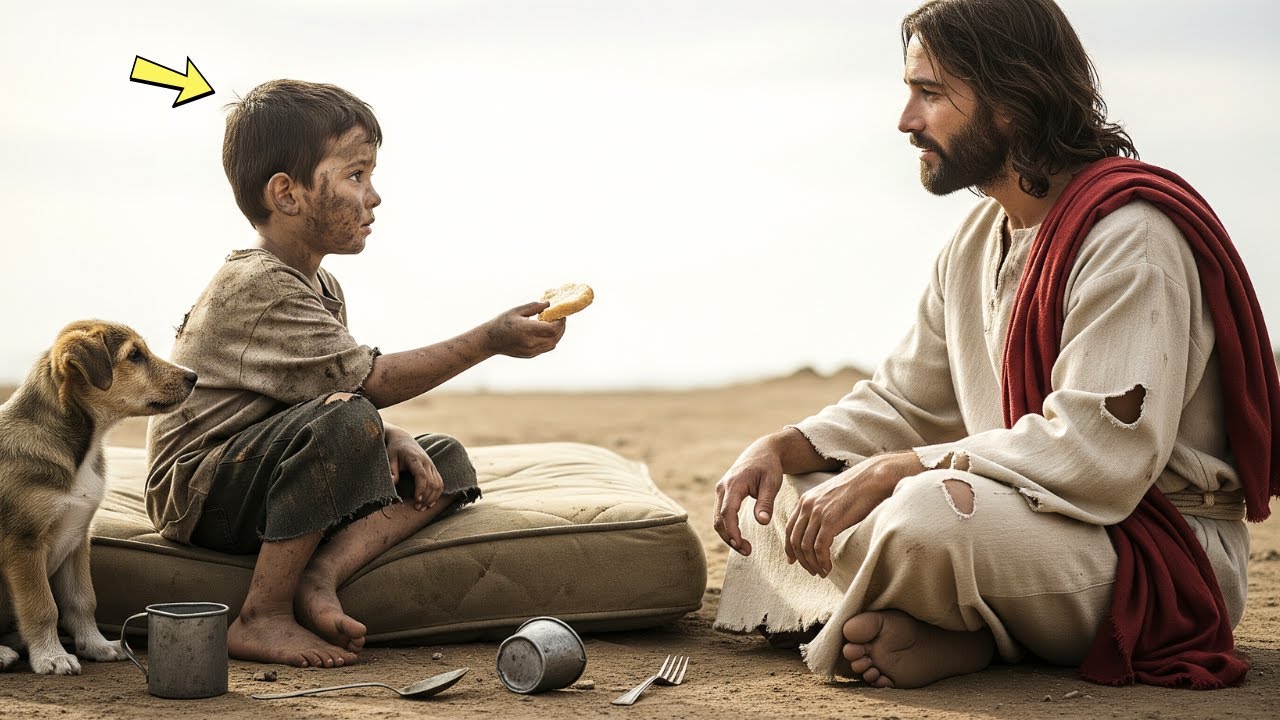 “Come tú, yo aguanto un día más.” dijo el niñito enfermo al extraño… Pero era Jesús disfrazado…