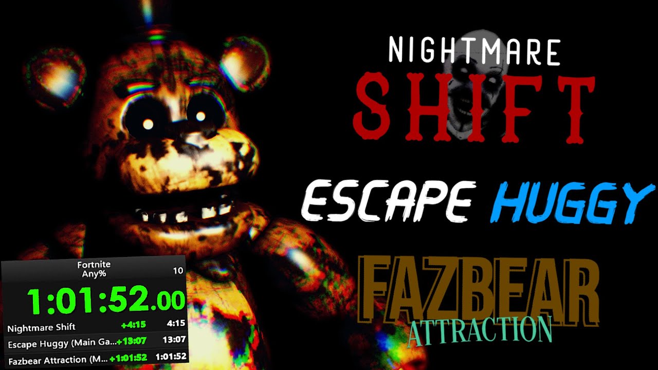 All 3 Fortnite zzeke Horror Maps Speedrun! (1:01:52)