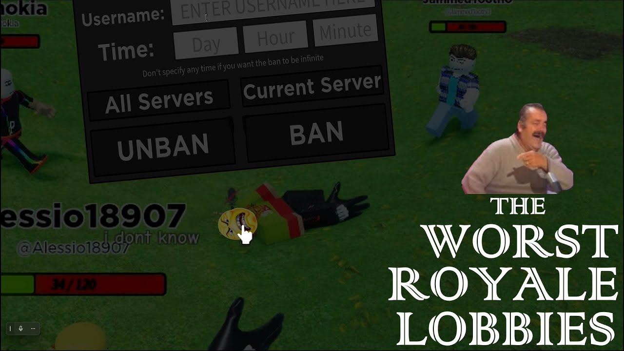 The Worst Slap Royale Lobbies | ROBLOX Slap Battles