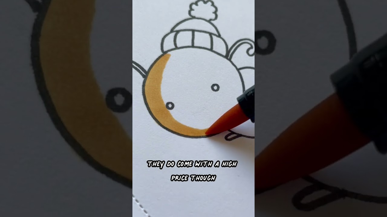 Trying SketchMarkers! #ArtMas day 10! #shortsmaschallenge