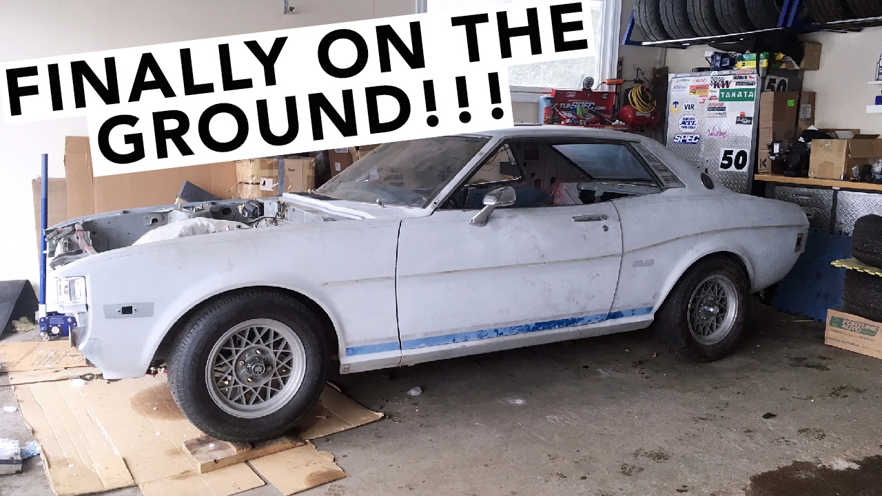 AE86 Coilover Suspension (Mostly) Installed! - RA24 Toyota Celica Project