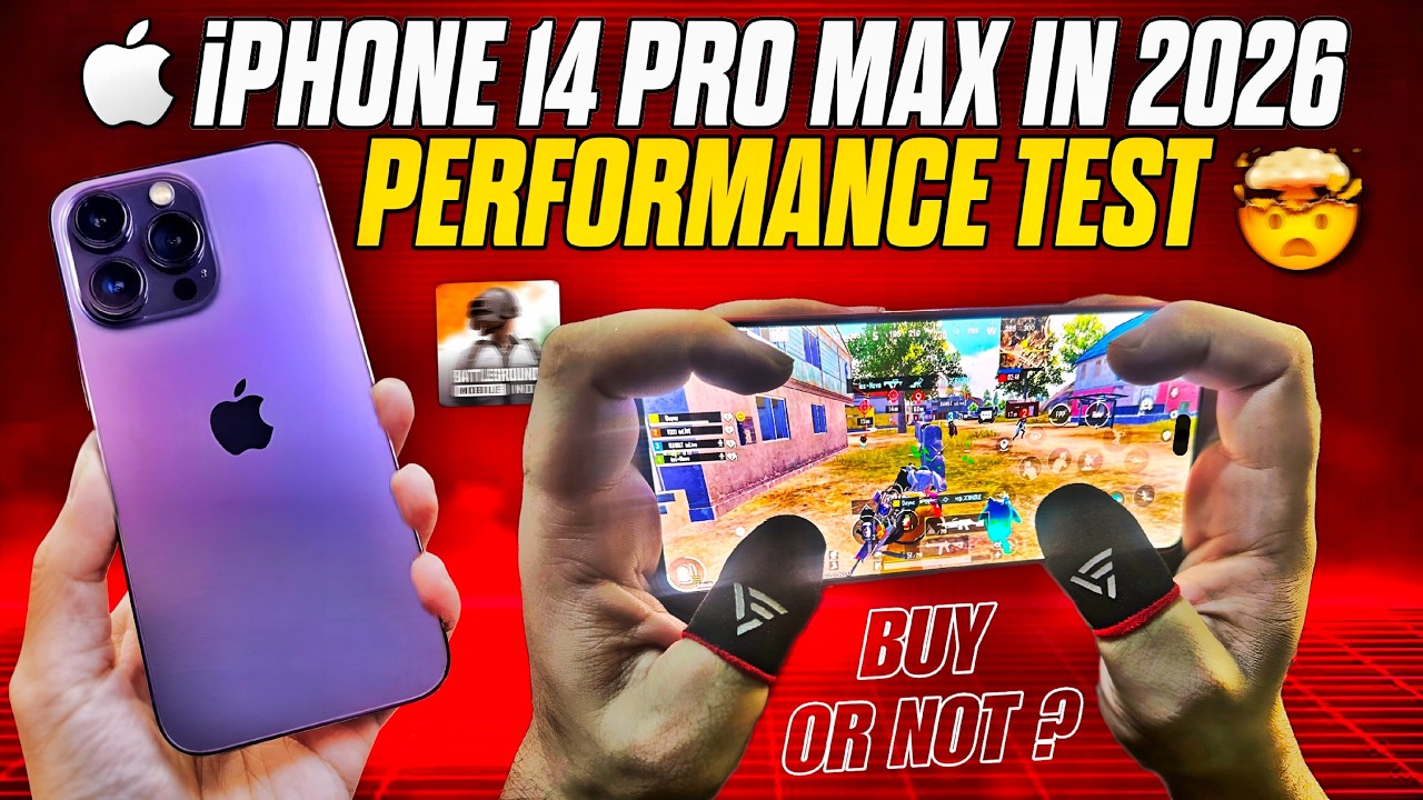 iPHONE 14 PRO MAX 120 FPS PERFORMENCE TEST IN 2026🔥BUY OR NOT? WITH HANDCAM😲#bgmilive #120fps