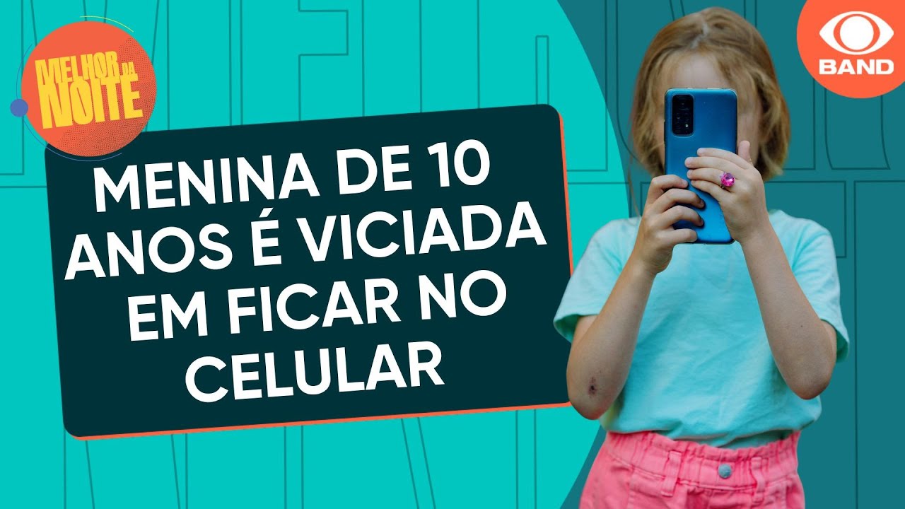 SAI DESSA TELA: Melissa tem 10 anos e n&atilde;o larga o celular | Melhor da Noite