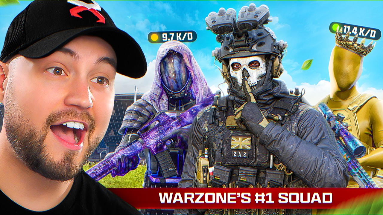 I Met Warzone's TOP 0.1% PLAYERS in Random Quads!